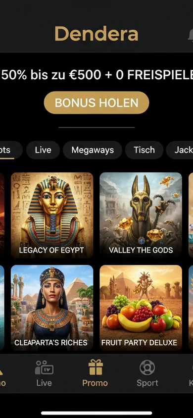 Mobile Erfahrung im Browser – Dendera